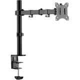 Digitus Porta monitor universale singolo con fissaggio a incastro, Base per monitor Nero, Morsa, 8 kg, 38,1 cm (15"), 81,3 cm (32"), 100 x 100 mm, Nero
