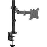 Digitus Porta monitor universale singolo con fissaggio a incastro, Base per monitor Nero, Morsa, 8 kg, 38,1 cm (15"), 81,3 cm (32"), 100 x 100 mm, Nero