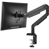 Digitus Porta monitor universale singolo con molla a gas e montaggio a incastro Nero, Morsa, 9 kg, 38,1 cm (15"), 81,3 cm (32"), 100 x 100 mm, Nero