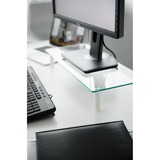 Digitus Rialzo universale di monitor in vetro trasparente, Libera installazione, 20 kg, 33 cm (13"), 81,3 cm (32"), Trasparente