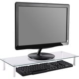 Digitus Rialzo universale di monitor in vetro, Archiviazione trasparente, Libera installazione, 20 kg, 33 cm (13"), 81,3 cm (32"), Trasparente