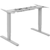 Digitus Struttura per tavolo dall’altezza regolabile elettricamente, Base grigio/Argento, Piano per tavola, Grigio, 1700 mm, 700 mm, 1280 mm, 3,23 kg