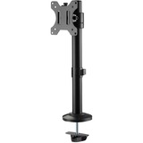 Digitus Supporto a colonna universale per monitor singolo Nero, Morsa, 8 kg, 38,1 cm (15"), 81,3 cm (32"), 100 x 100 mm, Nero