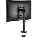 Digitus Supporto a colonna universale per monitor singolo Nero, Morsa, 8 kg, 38,1 cm (15"), 81,3 cm (32"), 100 x 100 mm, Nero