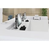 Digitus Supporto a colonna universale per monitor singolo, Base per monitor Nero, Morsa, 8 kg, 38,1 cm (15"), 81,3 cm (32"), 100 x 100 mm, Nero