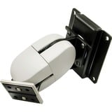 Ergotron 100 Series Double Pivot 61 cm (24"), Montaggio a parete Nero, 61 cm (24"), 10,4 kg, 75 x 75 mm, 100 x 100 mm, 0 - 180°, Metallo