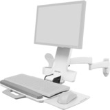 Ergotron 200 Series Combo Arm 61 cm (24") Bianco Parete, Montaggio a parete bianco, 8,2 kg, 61 cm (24"), 75 x 75 mm, 100 x 100 mm, Bianco