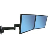 Ergotron 200 Series Combo Arm 61 cm (24") Nero Parete Nero, 8,2 kg, 61 cm (24"), 75 x 75 mm, 100 x 100 mm, Nero