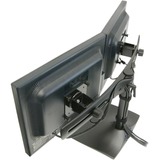 Ergotron DS Series DS100 Dual Monitor Desk Stand, Horizontal 61 cm (24") Nero Scrivania Nero, Horizontal, 14 kg, 61 cm (24"), 75 x 75 mm, 100 x 100 mm, Nero