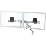 Ergotron HX Series 45-476-216 supporto da tavolo per Tv a schermo piatto 81,3 cm (32") Bianco Scrivania bianco, Bullone di ancoraggio, 15,9 kg, 81,3 cm (32"), 400 x 400 mm, Regolazione altezza, Bianco