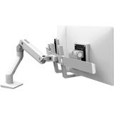 Ergotron HX Series 45-476-216 supporto da tavolo per Tv a schermo piatto 81,3 cm (32") Bianco Scrivania bianco, Bullone di ancoraggio, 15,9 kg, 81,3 cm (32"), 400 x 400 mm, Regolazione altezza, Bianco