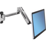 Ergotron LX HD Sit-Stand 116,8 cm (46") Argento Parete alluminio, 13,6 kg, 116,8 cm (46"), 75 x 75 mm, 400 x 400 mm, Argento