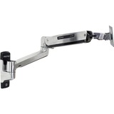 Ergotron LX HD Sit-Stand 116,8 cm (46") Argento Parete, Montaggio a parete alluminio, 13,6 kg, 116,8 cm (46"), 75 x 75 mm, 400 x 400 mm, Argento