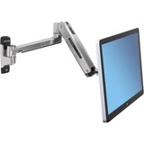 Ergotron LX HD Sit-Stand 116,8 cm (46") Argento Parete, Montaggio a parete alluminio, 13,6 kg, 116,8 cm (46"), 75 x 75 mm, 400 x 400 mm, Argento