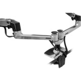 Ergotron LX Series 45-245-026 supporto da tavolo per Tv a schermo piatto 68,6 cm (27") Morsa/Bullone di ancoraggio Argento, Base per monitor argento/Nero, Morsa/Bullone di ancoraggio, 18,1 kg, 68,6 cm (27"), 100 x 100 mm, Regolazione altezza, Argento
