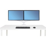 Ergotron LX Series 45-491-216 supporto da tavolo per Tv a schermo piatto 68,6 cm (27") Bianco Scrivania bianco, 18,1 kg, 68,6 cm (27"), 75 x 75 mm, 100 x 100 mm, Regolazione altezza, Bianco