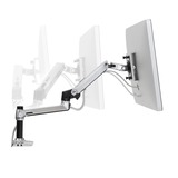 Ergotron LX Series Desk Mount LCD Arm 86,4 cm (34") Nero Scrivania argento, 11,3 kg, 86,4 cm (34"), 75 x 75 mm, 100 x 100 mm, Nero