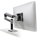 Ergotron LX Series Desk Mount LCD Arm 86,4 cm (34") Nero Scrivania, Base per monitor argento, 11,3 kg, 86,4 cm (34"), 75 x 75 mm, 100 x 100 mm, Nero