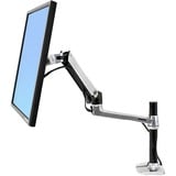 Ergotron LX Series Desk Mount LCD Arm, Tall Pole 86,4 cm (34") Nero Scrivania, Base per monitor alluminio, Tall Pole, 11,3 kg, 86,4 cm (34"), 75 x 75 mm, 100 x 100 mm, Nero