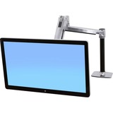 Ergotron LX Series LX HD Sit-Stand 116,8 cm (46") Alluminio Scrivania argento/Nero, 13,6 kg, 116,8 cm (46"), Regolazione altezza, Alluminio