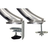 Ergotron MX Series Desk Mount LCD Arm 76,2 cm (30") Alluminio Scrivania argento, 13,6 kg, 76,2 cm (30"), 75 x 75 mm, 200 x 200 mm, Alluminio