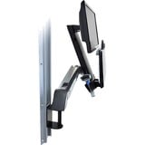 Ergotron StyleView Sit-Stand Combo Arm 61 cm (24") Alluminio Parete bianco, 13,2 kg, 61 cm (24"), 75 x 75 mm, 100 x 100 mm, Alluminio