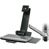 Ergotron StyleView Sit-Stand Combo Arm 61 cm (24") Alluminio Parete bianco, 13,2 kg, 61 cm (24"), 75 x 75 mm, 100 x 100 mm, Alluminio