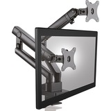 ICY BOX IB-MS314-T 81,3 cm (32") Nero Scrivania, Base per monitor Nero, Morsa, 16 kg, 81,3 cm (32"), 75 x 75 mm, 100 x 100 mm, Nero