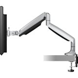 ICY BOX IB-MS504-T 81,3 cm (32") Scrivania Nero, Argento, Base per monitor argento/Nero, Morsa, 18 kg, 81,3 cm (32"), 75 x 75 mm, 100 x 100 mm, Nero, Argento