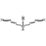 ICY BOX IB-MS505-TI 81,3 cm (32") Morsa Nero, Argento, Base per monitor argento/Nero, Morsa, 21 kg, 81,3 cm (32"), 75 x 75 mm, 100 x 100 mm, Nero, Argento