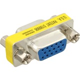 InLine Adattatore VGA Sub-D 15pin femmina / femmina, Mini-Gender-Changer grigio, Mini-Gender-Changer, F/F, Argento