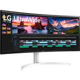 LG 38WN95C-W Monitor PC 96,5 cm (38") 3840 x 1600 Pixel UltraWide Quad HD Nero, Argento, Bianco, Monitor di gioco Nero (opaco), 96,5 cm (38"), 3840 x 1600 Pixel, UltraWide Quad HD, 1 ms, Nero, Argento, Bianco