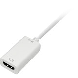 Sharkoon 0.15m, Mini DisplayPort/HDMI 0,15 m Bianco bianco, Mini DisplayPort/HDMI, 0,15 m, Mini DisplayPort, HDMI, Maschio, Femmina, Oro