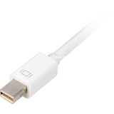 Sharkoon 0.15m, Mini DisplayPort/VGA 0,15 m VGA (D-Sub) Bianco bianco, Mini DisplayPort/VGA, 0,15 m, Mini DisplayPort, VGA (D-Sub), Maschio, Femmina, Oro