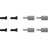SilverStone MVA01 Kit di fissaggio, Supporto Nero, 160 g, 142,5 mm, 2 mm, 215 mm