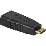 goobay 68841 adattatore per inversione del genere dei cavi HDMI Type-A HDMI Type-C Nero Nero, HDMI Type-A, HDMI Type-C, Nero