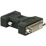 goobay MMK ADAP DVI F > 15 pin HD M (VGA) DVI-I 15 VGA HD M Nero, DVI-I, 15 VGA HD M, Bulk