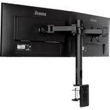 iiyama DS1002C-B1 Supporti a parete per TV 81,3 cm (32") Scrivania Nero, Base per monitor Nero, Morsa, 10 kg, 25,4 cm (10"), 81,3 cm (32"), 100 x 100 mm, Nero