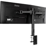 iiyama DS1002C-B1 supporto da tavolo per Tv a schermo piatto 76,2 cm (30") Nero Scrivania Nero, Morsa, 10 kg, 25,4 cm (10"), 76,2 cm (30"), 100 x 100 mm, Nero