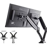 iiyama DS3002C-B1 supporto da tavolo per Tv a schermo piatto 68,6 cm (27") Nero Scrivania, Base per monitor Nero, 5 kg, 25,4 cm (10"), 68,6 cm (27"), 100 x 100 mm, Regolazione altezza, Nero