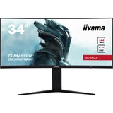 iiyama G-MASTER GB3466WQSU-B1 LED display 86,4 cm (34") 3440 x 1440 Pixel UltraWide Quad HD Nero Nero, 86,4 cm (34"), 3440 x 1440 Pixel, UltraWide Quad HD, LED, 1 ms, Nero