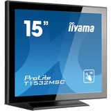 iiyama ProLite T1532MSC-B5X monitor touch screen 38,1 cm (15") 1024 x 768 Pixel Multi-touch Nero, Monitor LED Nero, 38,1 cm (15"), 330 cd/m², TN, 4:3, 1024 x 768 Pixel, LED