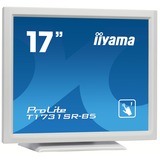 iiyama ProLite T1731SR-W5 Monitor PC 43,2 cm (17") 1280 x 1024 Pixel TN Touch screen Bianco bianco, 43,2 cm (17"), 1280 x 1024 Pixel, TN, 5 ms, Bianco
