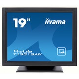 iiyama ProLite T1931SAW-B5 Monitor PC 48,3 cm (19") 1280 x 1024 Pixel LED Touch screen Nero Nero, 48,3 cm (19"), 1280 x 1024 Pixel, LED, 5 ms, Nero