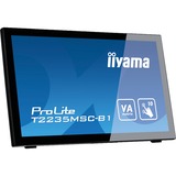 iiyama ProLite T2235MSC 54,6 cm (21.5") 1920 x 1080 Pixel Full HD LED Touch screen Da tavolo Nero Nero, 54,6 cm (21.5"), 1920 x 1080 Pixel, Full HD, LED, 6 ms, Nero