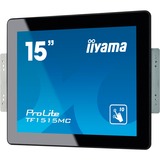 iiyama ProLite TF1515MC-B2 Monitor PC 38,1 cm (15") 1024 x 768 Pixel XGA LED Touch screen Nero Nero, 38,1 cm (15"), 1024 x 768 Pixel, XGA, LED, 8 ms, Nero