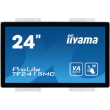 iiyama ProLite TF2415MC-B2 Monitor PC 60,5 cm (23.8") 1920 x 1080 Pixel Full HD VA Touch screen Multi utente Nero Nero, 60,5 cm (23.8"), 1920 x 1080 Pixel, Full HD, VA, 16 ms, Nero