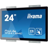 iiyama ProLite TF2415MC-B2 Monitor PC 60,5 cm (23.8") 1920 x 1080 Pixel Full HD VA Touch screen Multi utente Nero Nero, 60,5 cm (23.8"), 1920 x 1080 Pixel, Full HD, VA, 16 ms, Nero