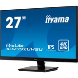 iiyama ProLite XU2792UHSU-B1 LED display 68,6 cm (27") 3840 x 2160 Pixel 4K Ultra HD Nero Nero, 68,6 cm (27"), 3840 x 2160 Pixel, 4K Ultra HD, LED, 4 ms, Nero