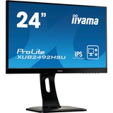 iiyama ProLite XUB2492HSU-B1 LED display 60,5 cm (23.8") 1920 x 1080 Pixel Full HD LCD Nero Nero, 60,5 cm (23.8"), 1920 x 1080 Pixel, Full HD, LED, 5 ms, Nero